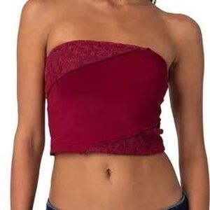Edikted patchwork Sleeveless Crop Top